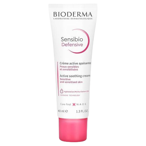 Bioderma Sensibio Defensive Cream, Moisturizing Body Cream for Dry and Sensitive Skin 40ml/ 1.3 fl oz