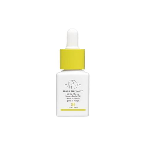 Drunk Elephant Virgin Marula Luxury Facial Oil - Face Oil - Clean Clinical Skincare - Cruelty-Free - Dermatologist-Tested - Free of Essential Oils, Silicones, and Fragrance 15ml/ 0.5 fl oz