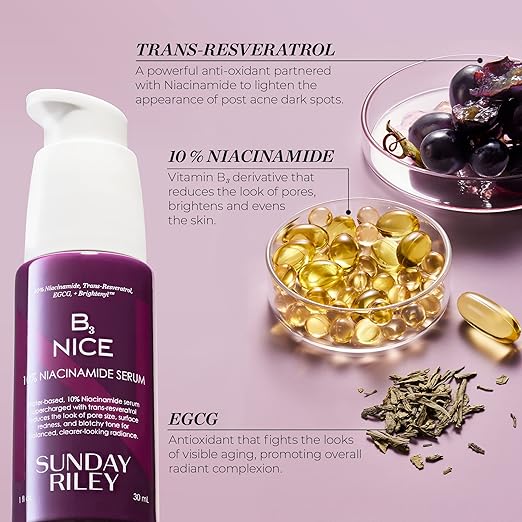 Sunday Riley B3 Nice 10% Niacinamide Serum 1.0 fl oz/ 30ml