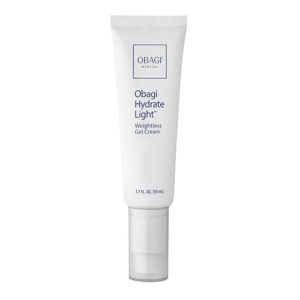 Obagi Hydrate Light Oil-Free Moisturizer – Fast-Absorbing, Lightweight Gel for Acne-Prone Skin – Non-Comedogenic, Hypoallergenic with Soothing Niacinamide, Glycerin & Ceramides for 24-Hour Hydration 1.7 fl oz/ 50ml