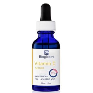Vitamin C Serum 20%, Professional Vitamin C Face Serum Anti Aging Skin Care, Enhance Skin Radiance Reduce Fine Lines & Wrinkles for Women 1 fl oz/ 30ml