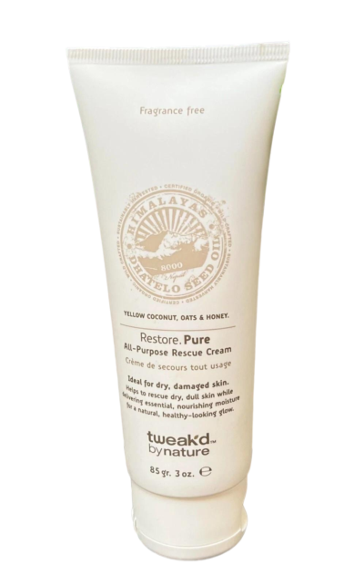 Tweak'd By Nature Restore PURE All-Purpose Rescue Cream 3 oz/ 85gr