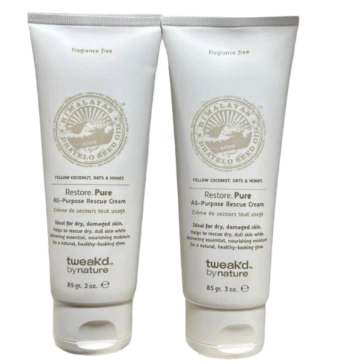 Tweak'd By Nature Restore PURE All-Purpose Rescue Cream 3 oz/ 85gr