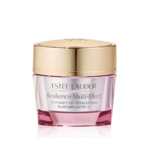 Estée Lauder Resilience Multi-Effect Tri-Peptide Face and Neck Cream Moisturizer SPF 15 | Plumping & Anti-Aging 15ml/5 oz