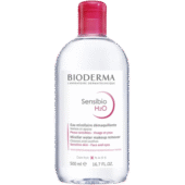 Bioderma - Sensibio - H2O Micellar Water - Makeup Remover Cleanser - Face Cleanser For Sensitive Skin 500Ml/ 16.7 Fl Oz