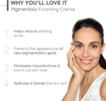 Bioderma Pigmentbio Foaming Face Cream, Brightening And Moisturizing Gentle Face Cleanser, Exfoliating Skin Cleanser For Skin Prone To Visible Spots 500L/ 169 Fl Oz