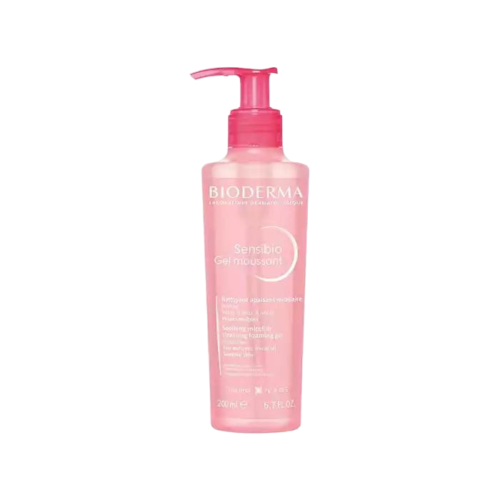 Bioderma Sensibio Foaming Gel Cleansing and Make-Up Removing Refreshing feeling for Sensitive Skin Unscented 6.7 fl oz/ 200ml