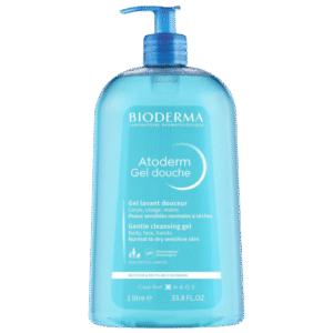 Bioderma - Atoderm - Hydrating Shower Gel - Moisturizing Face and Body Cleanser - Body Wash for Normal to Dry Sensitive Skin 1 L/ 33.8 FL OZ