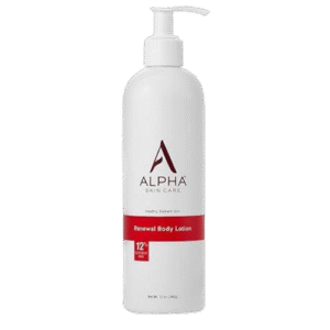 Alpha Skin Care Revitalizing Body Lotion, 12% Glycolic AHA, Simple & Effective Daily Moisturizer with Alpha Hydroxy Acid, Hydrates & Exfoliates for Soft, Smooth Skin, Anti-Aging, 12 Oz/ 340g