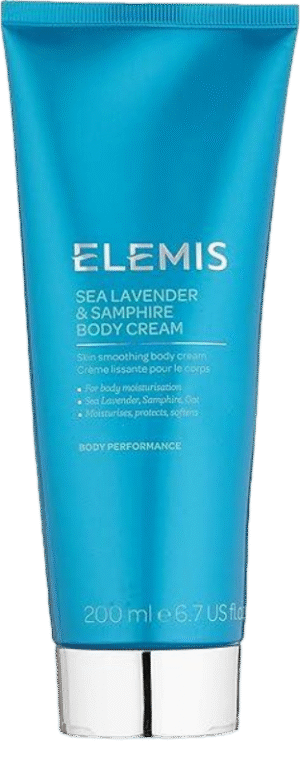 ELEMIS Sea Lavender & Samphire Body Cream, Lightweight & Luxurious Body Moisturiser Enriched with Nourishing Essential Oils, Lightly Scented with a Marine-Inspired Aromatic, 200ml/ 6.7 fl oz