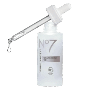 No7 Laboratories Resurfacing Peel 15% Glycolic Acid - Skin Resurfacing Face Peel for Smoother Skin - Brightening Pore Cleanser + Face Peeling Treatment for Impurities & Dead Skin Cells 30ml/ 1.0 fl oz