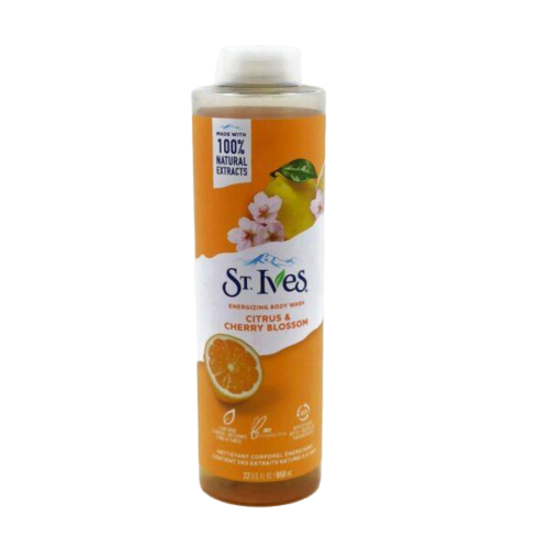 ST. IVES Energizing body wash citrus & cherry blossom 650ml/ 22 fl oz