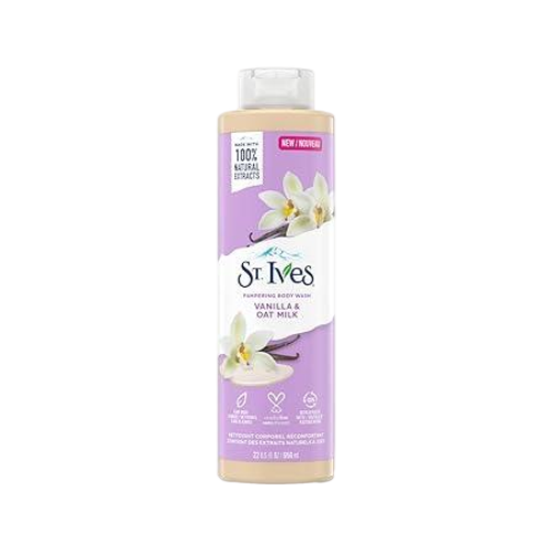 St. Ives Vanilla Oat Milk Body Wash - Smooth, Nourishing, 22fl oz/ 650ml