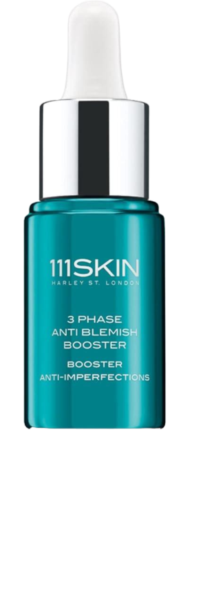 111SKIN 3 Phase Anti Blemish Booster, Target & Prevent Blemishes, Regulate Sebum Production & Refine Pores (0.34 oz)/ 10ml