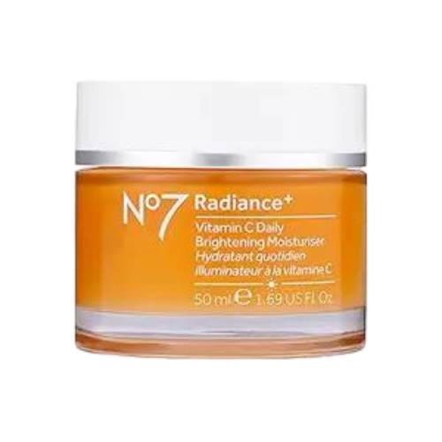 No7 Radiance+ Brightening Vitamin C Moisturizer Face Cream - Skin Nourishing Face Moisturizer - Fast-Absorbing + Lightweight Formula & Suitable for Dry Skin, 1.69 fl oz/ 50ml