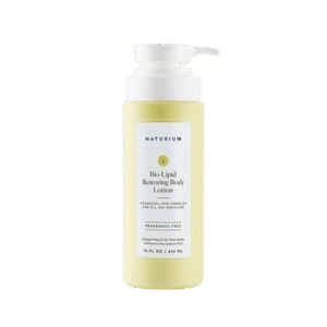 Naturium Bio-Lipid Restoring Moisturizing Body Lotion with Shea Butter, Fragrance Free, 14 fl oz/ 414ml