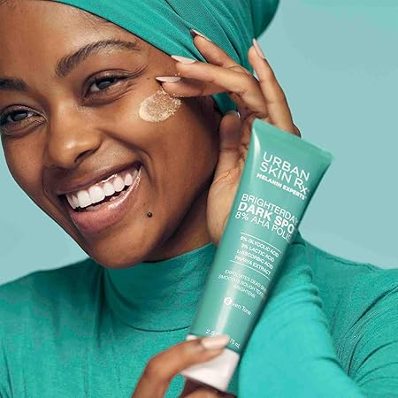 BrighterDays Dark Spot Facial Scrub + Treatment Mask, USRx®, Exfoliate, Smooth and Brighten the Look of Uneven Skin Tone, 8% Alpha Hydroxy Acids, Formulated with Glycolic and Lactic Acid, 2.5 Oz/ 75ml