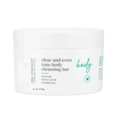 Urban Skin Rx Clear And Even Tone Body Cleansing Bar | Smoothing + Clarifying Cleanser + Improves Appearance Of Uneven Skin Tone + Blemishes, Use On Back, Shoulders, &Amp; Chest | 6 Oz/ 170G