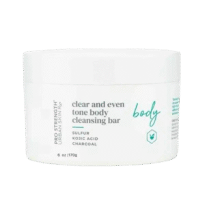 Urban Skin Rx Clear and Even Tone Body Cleansing Bar | Smoothing + Clarifying Cleanser + Improves Appearance of Uneven Skin Tone + Blemishes, Use on Back, Shoulders, & Chest | 6 Oz/ 170g