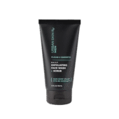 Daily Mens Exfoliating Face Wash + Scrub | Urban Skin Rx® | Powerful 2-In-1 Cleanser And Scrub | Cleans Pores Of Dirt And Oil. Formulated With Salicylic Acid, Jojoba Beads And Niacinamide | 5.1 Fl Oz/ 150Ml