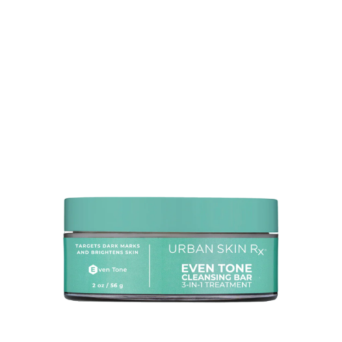 Urban skin rx Even Tone Cleansing Bar 3-in-1 Daily Cleanser, Exfoliator, and Brightening Mask Helps Diminish Uneven Skin Tone, Formulated with Kojic Acid, Azelaic Acid, and Niacinamide 2.0 Oz/ 56g