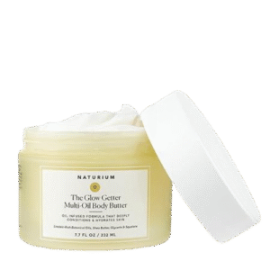 Naturium The Glow Getter Whipped Multi-Oil Body Butter, Firming Cream & Body Moisturizer with Shea Butter, 7.7 fl oz/232ml