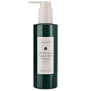 Naturium Mixed Greens Nutrient-Rich Facial Cleanser, With Vitamin C, Green Tea & Aloe, 7.1 oz/ 210ml