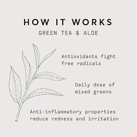 Naturium Mixed Greens Nutrient-Rich Facial Cleanser, With Vitamin C, Green Tea & Aloe, 7.1 oz/ 210ml