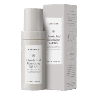 Naturium Glycolic Acid Resurfacing Gel 10%, AHA Exfoliating Gel with Natural Fruit Acids, 3.0 fl oz/ 88.7 ml