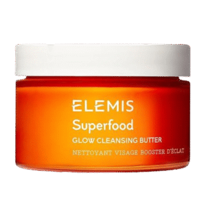 ELEMIS Superfood AHA Glow Cleansing Butter, Daily Facial Cleanser/Mask Removes Makeup, Cleanses & Helps to Brighten, Nourish, and Hydrate Skin 90ml/ 3.0 fl oz