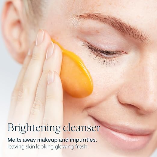 ELEMIS Superfood AHA Glow Cleansing Butter, Daily Facial Cleanser/Mask Removes Makeup, Cleanses & Helps to Brighten, Nourish, and Hydrate Skin 90ml/ 3.0 fl oz