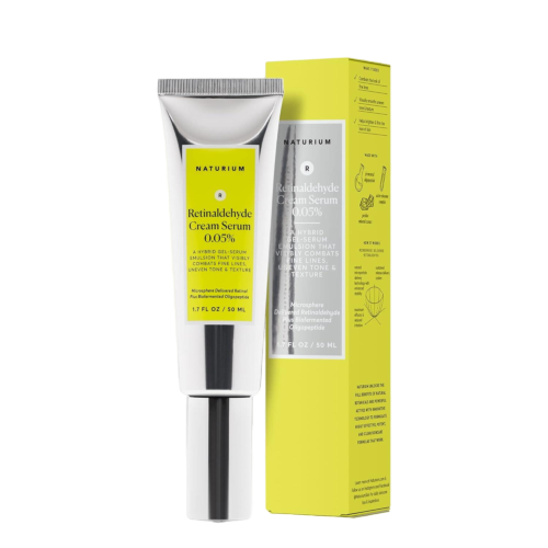 Naturium Retinaldehyde Cream Serum 0.05%, Advanced Anti-Aging & Smoothing Face & Skin Care, 1.7 oz/ 50ml