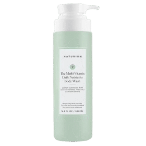 Naturium The Multi-Vitamin Daily Nutrients Body Wash, Hydrating Cleanser, 16.9 oz/ 500ml