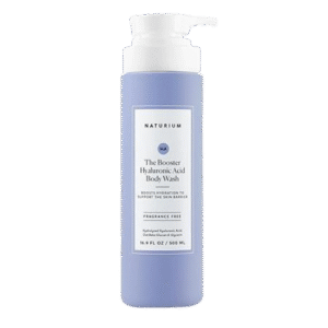 Naturium The Booster Hyaluronic Acid Body Wash, Hydrating & Moisturizing plus Minimizes Dryness, with Glycerin & Vitamin B5, 16.9 oz/ 500ml
