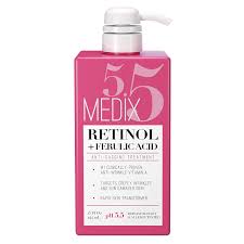 Medix 5.5 Retinol Cream with Ferulic Acid Anti-Sagging Treatment 15FL OZ / 444ML