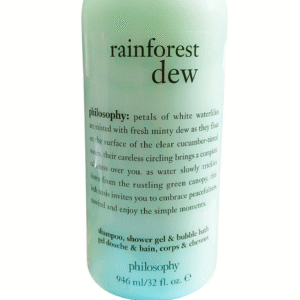 Philosophy Rain Forest Dew Shampoo Shower Gel And Bubble Bath 946 Ml/ 32 Fl Oz