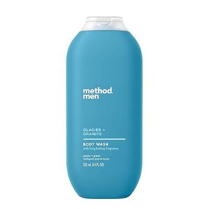 Method Men Body Wash, Glacier + Granite, Paraben and Phthalate Free, 18 fl oz / 532ml