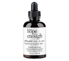 philosophy when hope is not enough facial firming serum - with vitamins C, E & hyaluronic acid - revitalizes dull complexion while reducing the look of fine lines and wrinkles - 4fl oz/ 120ml