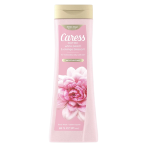 Caress Daily Silk White Peach And Orange Blossom For Noticeably Silky Soft Skin 20 Fl Oz / 591Ml