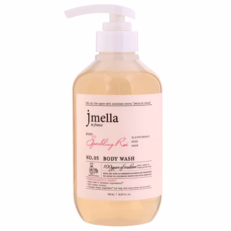 Jmella -No5 (Sparkling Rose) Body Wash 500Ml / 16.90 Fl Oz