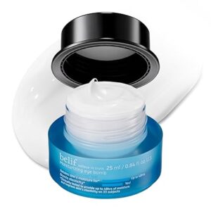 belif Peptide Eye Bomb, Anti-Aging Eye Cream for Wrinkles, Fine Lines, Crow’s Feet & Eye Bags, 48hr Hydration with Ceramide, Squalane, Caffeine, Dermatologist-Tested Korean Skincare, 0.84 fl.oz /25ml