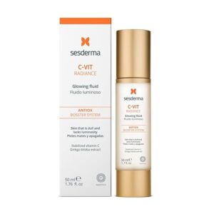 Sesderma C-VIT Radiance Glowing Fluid, Brighten Dull Skin & Combat Fatigue with Antioxidant Properties, 50ml / 1.70 fl oz