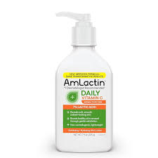 amlactin daily vitamin c 7% lactic acid 7.9 fl oz / 225ml
