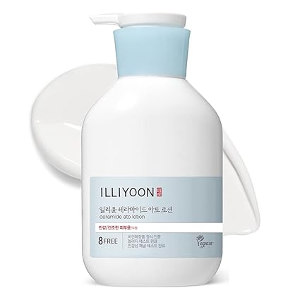 ILLIYOON Ceramide Ato Lotion 350ml(11.83 oz) | Daily Moisturizing Lotion for All Skin Types | Deep Moisturizing and Soothing Effect | Korean Skin Care