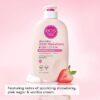 eos Shea Better Body Lotion Strawberry Dream, 24-Hour Moisture Skin Care, Lightweight & Non-Greasy, Natural Shea, Vegan, Strawberry Body Lotion, 16 fl oz / 473ml