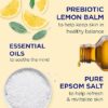 Dr Teal's Body Wash with Pure Epsom Salt, with Prebiotic Lemon Balm & Sage, 24 fl oz /710ml