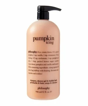 philosophy pumpkin icing shampoo shower gel and bubble bath 946 ml/ 32 fl oz