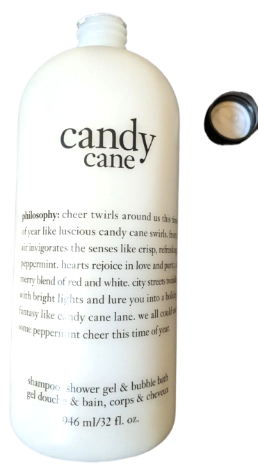 philosophy candy cane shampoo shower gel and bubble bath 946 ml/ 32 fl oz