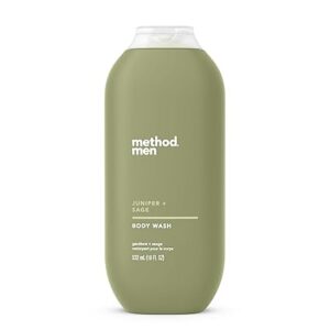 Method Men Body Wash, Juniper + Sage, Paraben and Phthalate Free, 18 fl oz / 532 ml