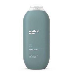 Method Men Body Wash, Sea + Surf, Paraben and Phthalate Free, 18 fl oz / 532 ml